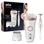 Braun Silk-épil 9 Depilatore Donna Epilatore con Testina Radente e Rifinitore Bikini