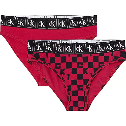 Calvin Klein 2Pk Intimo Stile Bikini, Ckblockberryaop/Blissfulberry