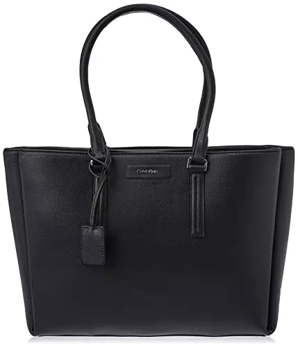 Calvin Klein Dressed Slim Tote, Vestito Donna, CK Black