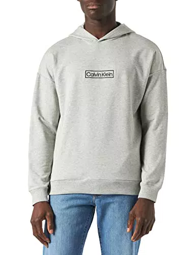 Calvin Klein L/S Felpa con Cappuccio Parte Superiore del Pigiama
