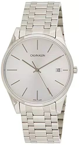 Calvin Klein Orologio Analogico Quarzo Uomo con Cinturino in Acciaio Inox K4N21146