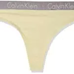 Calvin Klein Perizoma Donna Thong Elasticizzato, Giallo
