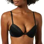 Calvin Klein Reggiseno Push-Up Plunge Donna Con Ferretto, nero,