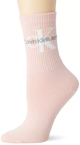 Calvin Klein Socks CKJ Women Sock 1P Rib CALZINO Equipaggio