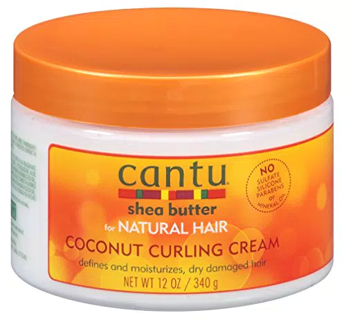 Cantu Natural Hair Coconut Curling Cream 12oz Jar by Cantu