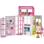 Barbie - Loft, Playset a 2 Piani con 4 Aree Gioco, Cucciolo e Accessori