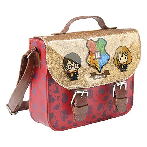 Cerdá 2100002886, Borsa a Tracolla in finta pelle Harry Potter Bambinaarrón