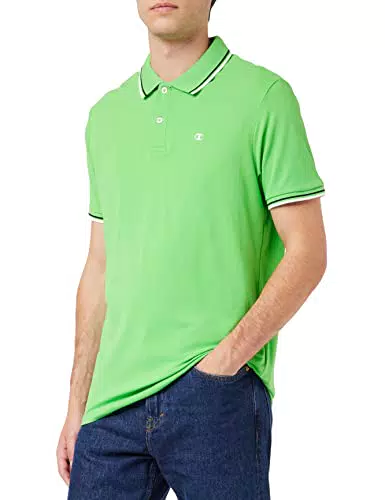 Champion Polo Gallery C-Logo, Polo, Uomo, Verde, S