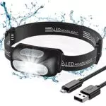CIRYCASE Torcia Frontale, USB Ricaricabile LED Lampada Frontale