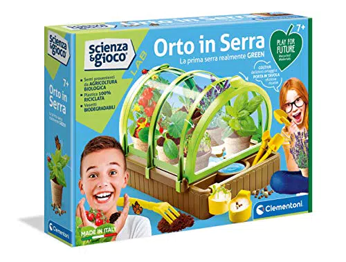 Clementoni Science & Play Lab-L'Orto in Serra-Play for Future-Made in Italy-orto botanico-Gioco scientifico