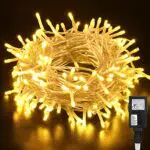 Clomnpe 20M 200LED Catena Luminosa di Natale a LED Decorative con 8 Modalità Impermeabile IP44