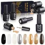 Creamify Smalto Semipermanente - 8PCS Smalto gel Soak Off Nail Polish Manicure UV LED Gel Smalto per unghie Nail Art Kit 8ml