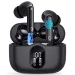 Cuffie Bluetooth, Auricolari Bluetooth 5.3 Cuffie Wireless con Hi Fi Stereo Cancellazione Rumore HD Mic