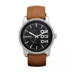 Diesel Orologio a Tre Lancette da Uomo, Double Down 46
