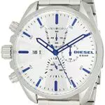 Diesel Orologio Cronografo Quarzo Uomo con Cinturino in Acciaio Inox