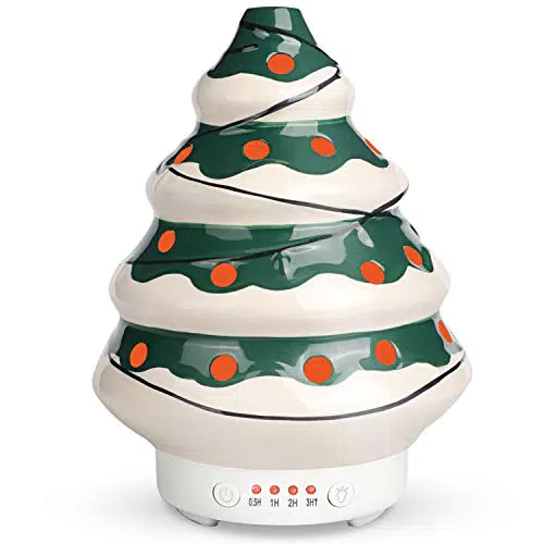 Diffusore di Oli Essenziali Albero di Natale 100mlALKING Ceramica Diffusore di Aromi