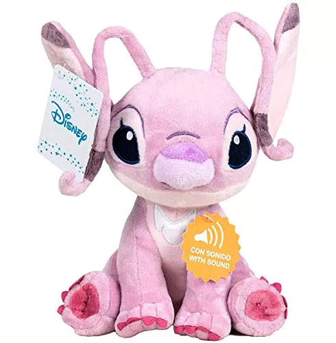 Disney Stitch, peluche del personaggio Angel, con suono
