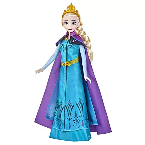 Disney's Frozen, Elsa's Royal Reveal, Bambola di Elsa con Abito Che Cambia 2-in-1