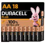 Batterie Duracell Plus AA - Alcalina 1.5V - Fino al 100% di extra durata - Affidabilità per i dispositivi a uso quotidiano - 0% plastica nel pacco - 10 anni di conservazione - LR6 MN1500