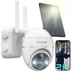 2K 360° PTZ Telecamera WIFI Esterno a Batteria Senza Fili