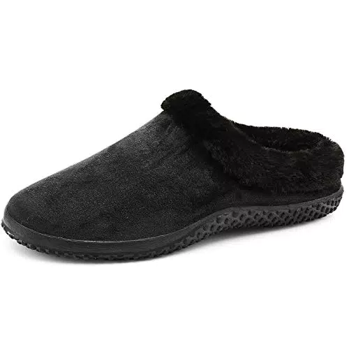 Eagsouni Pantofole Inverno Uomo Donna Ciabatte Caldo Peluche Cotone Ciabatte Casa Fodera in Pelliccia Antiscivolo