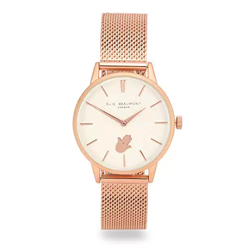 Elie Beaumont Orologio Analogico Quarzo Giapponese Donna con Cinturino in Acciaio Inossidabile EB826.5