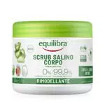 Equilibra Corpo, Scrub Salino Rimodellante, Scrub Corpo Esfoliante a Base di Aloe Vera