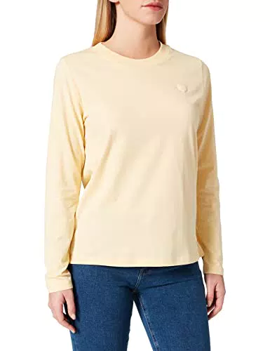 ESPRIT 081ee1K382 T-Shirt, 770/giallo Pastello