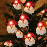 Exsivemy Luci Albero di Natale, 300cm 20 LED Stringa Luci Led per Decorazioni Natalizie