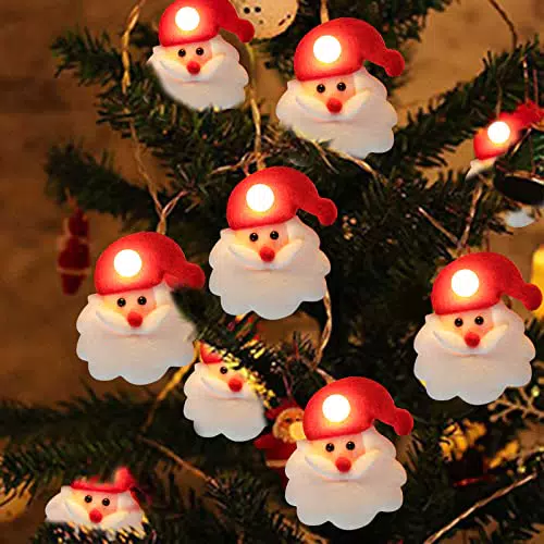 Exsivemy Luci Albero di Natale, 300cm 20 LED Stringa Luci Led per Decorazioni Natalizie