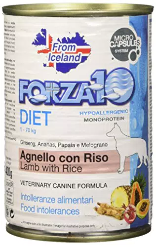F10 Cane Pate' Diet Agnello/Riso Gr. 400