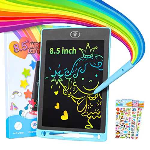 Fairwin Tavoletta Grafica Bambini 8, 5 Pollici, Giochi Bambini 3 4 5 6 Anni Tavoletta Grafica LCD Scrittura Colorato