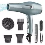 Faszin Asciugacapelli Professionale Ioni, Potente Phon per Capelli 2500W con Diffusore
