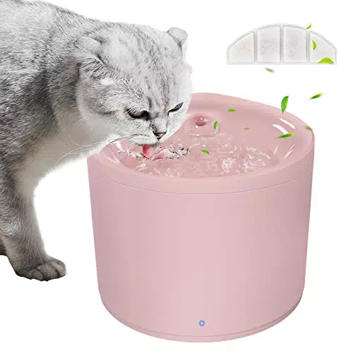 Faveetie Distributore d'Acqua per Gatti, Fontanella per Gatti da 2.5L