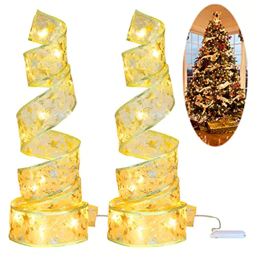 Fengyang Luci di Natale, Luci Natalizie A Corda per la decorazione dell'albero di Natale