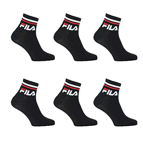 Fila F9398, Calze Unisex, Black, 35/38