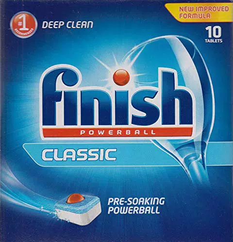 Finish detergente lavastoviglie, 10 tabs, unità
