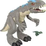 Fisher-Price Imaginext- Dinosauro Indominus Rexorde e Si Muove Jurassic Park/World Giocattolo per Bambini 3+Anni