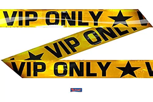 Folat- Barrier Tape VIP-15 m Long Decorazioni per Festa
