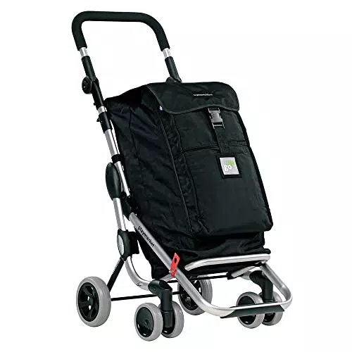 Carrello Go Up portaspesa di Foppapedretti nero