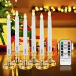 Forever Speed Candele a LED 6 Pcs, senza Fiamma, con effetto Tremolante