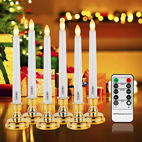 Forever Speed Candele a LED 6 Pcs, senza Fiamma, con effetto Tremolante