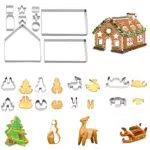 Formine Biscotti Natale Hillylolly 18 Pezzi Stampi Biscotti Nataletampini per Biscotti in Acciaio Inox