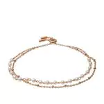 Fossil Bracciale Multifilo da Donna in Acciaio Inossidabile