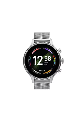 Fossil Smartwatch Gen 6 Connected, FTW6083, cinturino in maglia acciaio argento