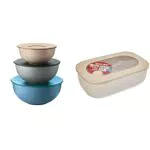 Fratelli Guzzini Everywhere + Kitchen Active Design, marrone/azzurro/verde