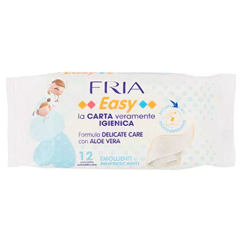 Fria Easy Carta Igienica Umidificata, 12 Salviette