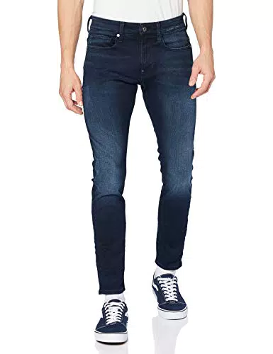 G-STAR RAW Revend Skinny Uomo, Blu