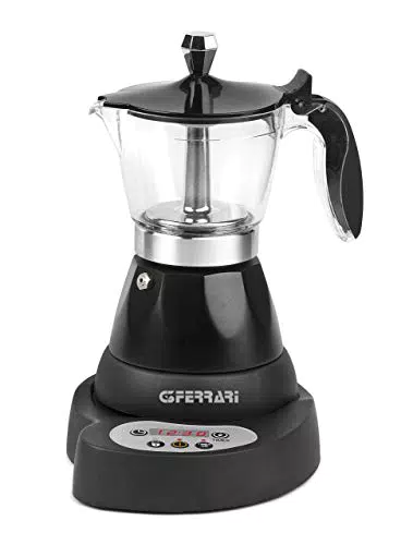 G3 Ferrari Risveglio espresso G10045 Moka Elettrica Programmabile, nero