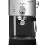 Gaggia RI8435/11 Viva Deluxe - Macchina da Caffè Espresso Manuale, Nero/ Argento